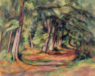 Sous-bois (near Jas de Bouffan) 1890-94 by Paul Cézanne